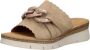 Gabor 82.891.33 Dreamvelour sand Slipper Luxe slipper slipper met hak - Thumbnail 10