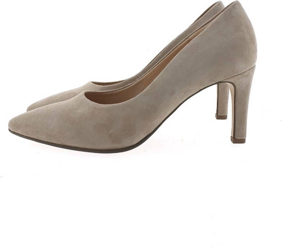 Gabor Pumps Taupe Suede Dames