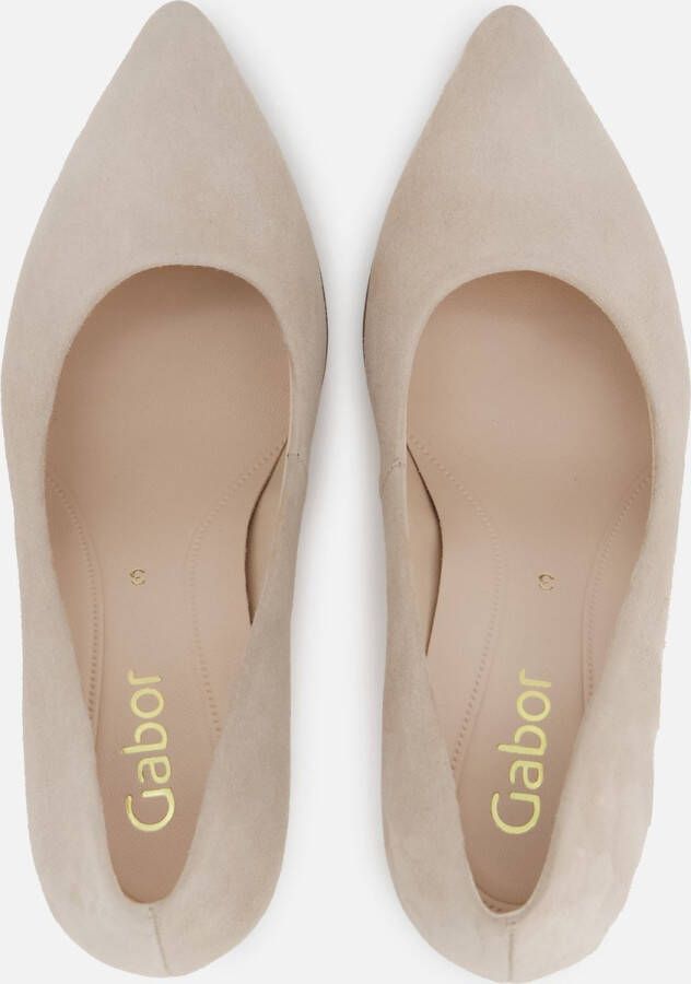 Gabor Pumps Taupe Suede Dames