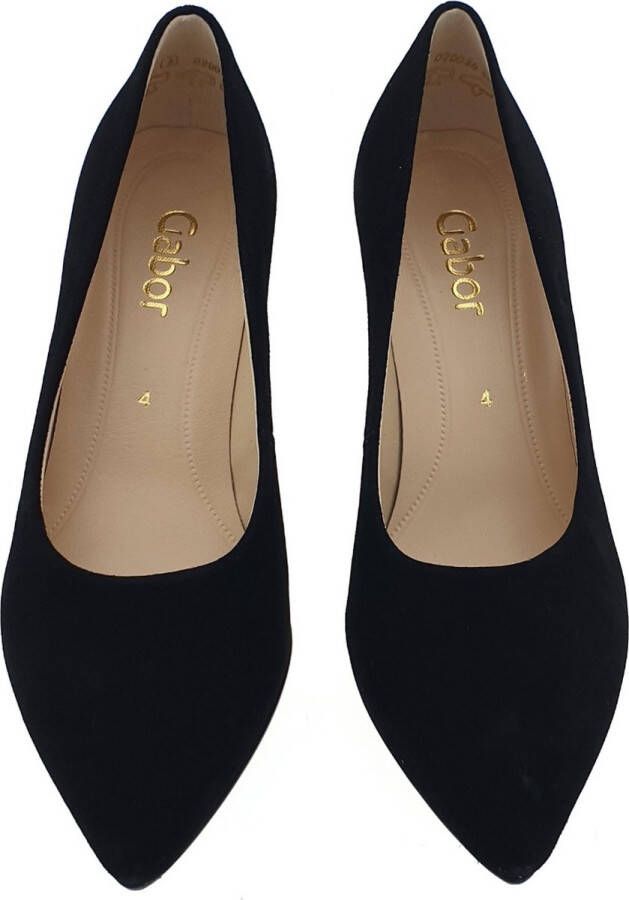 Gabor Pumps Zwart Suede Dames