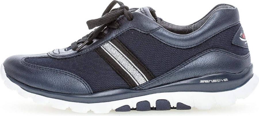 Gabor rollingsoft sensitive 56.966.66 dames wandelsneaker blauw