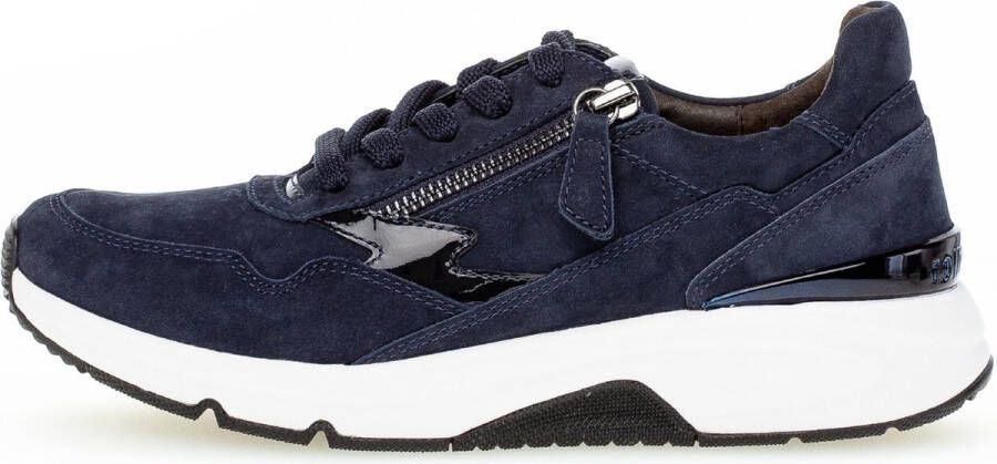 Gabor rollingsoft sensitive 76.898.46 dames wandelsneaker blauw