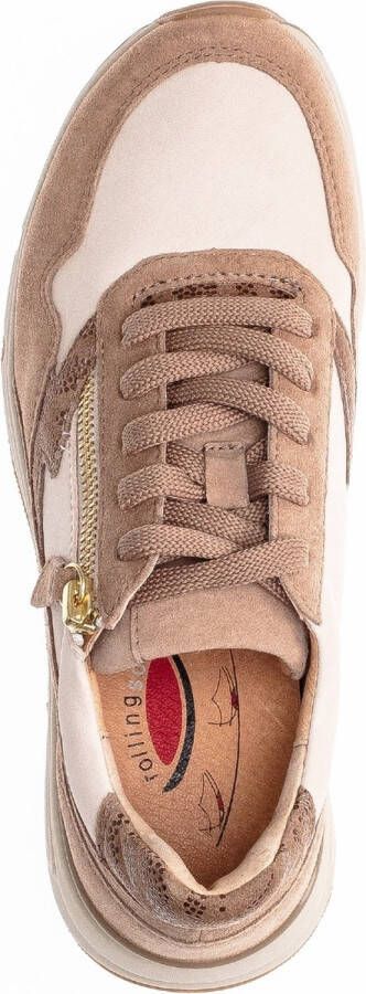 Gabor rollingsoft sensitive 76.898.51 dames wandelsneaker beige