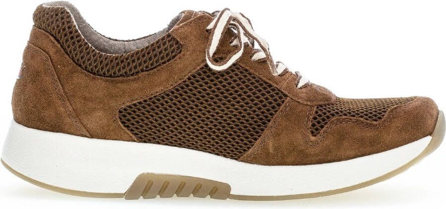 Gabor rollingsoft sensitive 76.946.42 dames wandelsneaker bruin