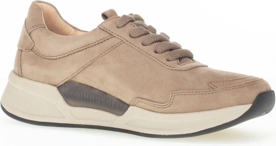 Gabor rollingsoft sensitive 76.958.40 dames wandelsneaker beige