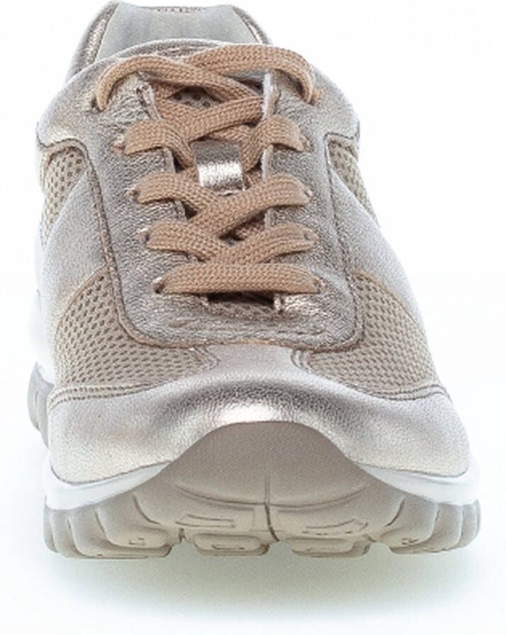 Gabor rollingsoft sensitive 86.966.89 dames rollende wandelsneaker Bronze