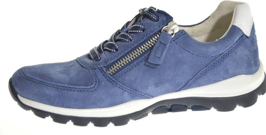 Gabor rollingsoft sensitive 86.968 dames wandelsneaker blauw