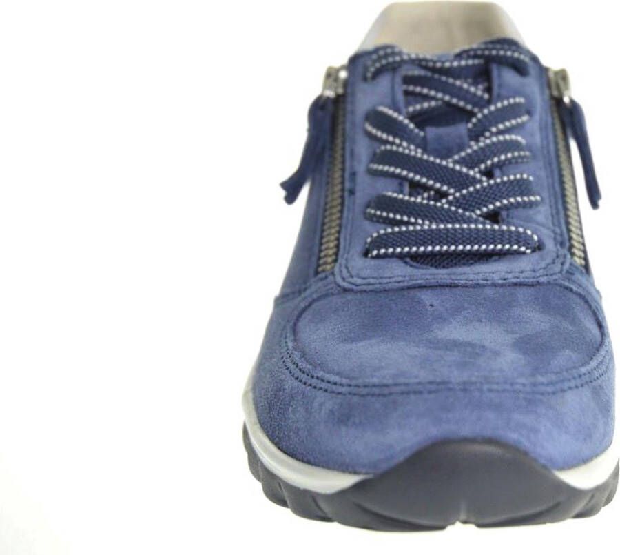 Gabor rollingsoft sensitive 86.968 dames wandelsneaker blauw