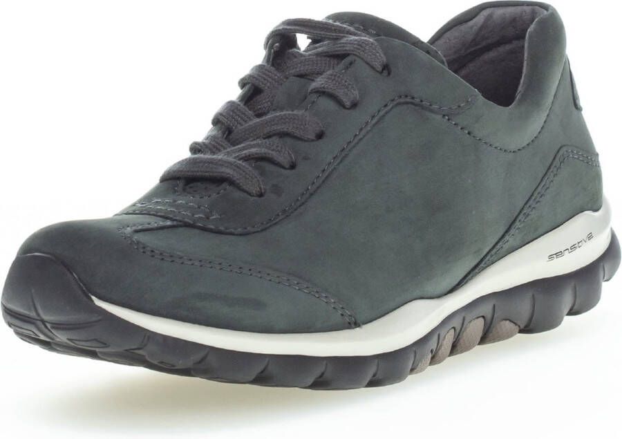 Gabor rollingsoft sensitive 96.896.43 dames rollende wandelsneaker groen