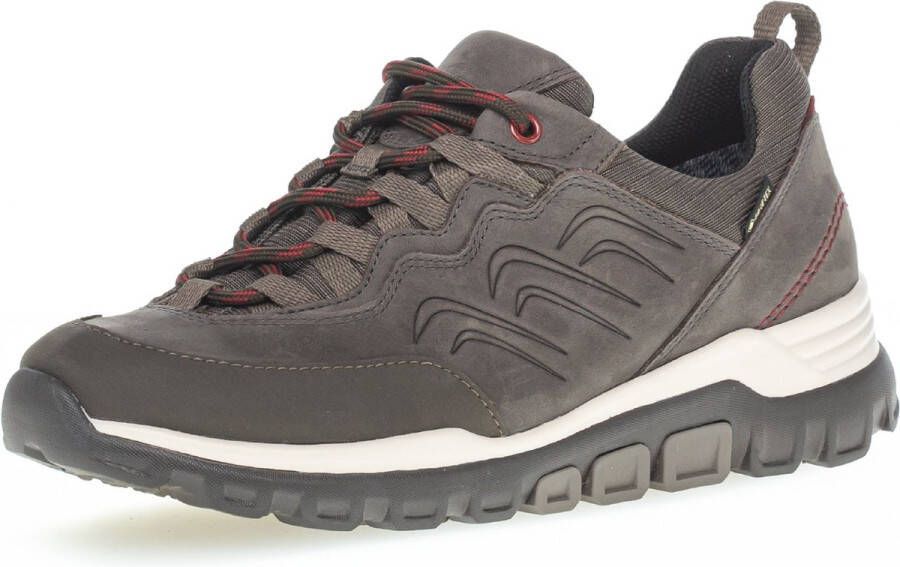 Gabor rollingsoft sensitive 96.927.25 dames rollende wandelsneaker bruin waterdicht