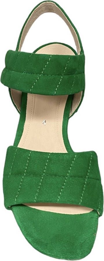 Gabor Sandalen groen Suede Dames