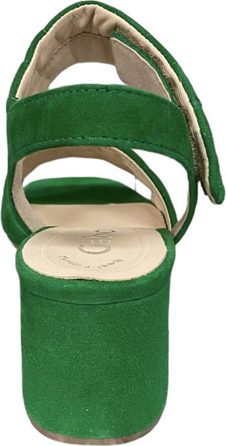 Gabor Sandalen groen Suede Dames