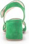 Gabor 21.711.19 Samth. Verde-sandalen met hak-pumps - Thumbnail 14