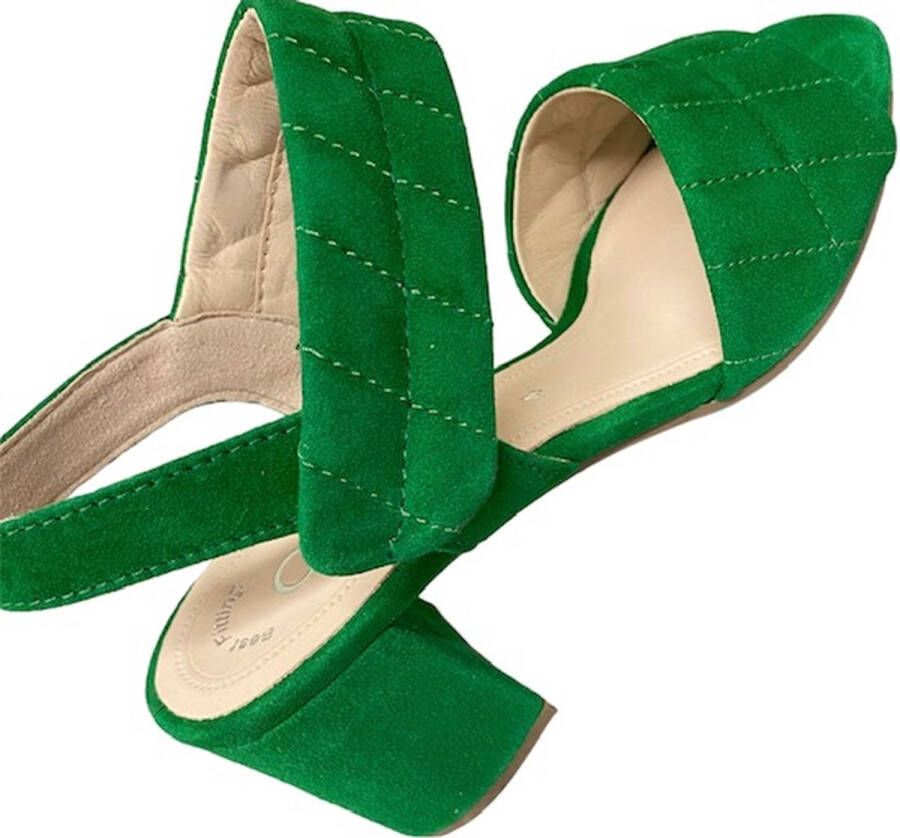 Gabor Sandalen groen Suede Dames