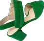 Gabor 21.711.19 Samth. Verde-sandalen met hak-pumps - Thumbnail 7