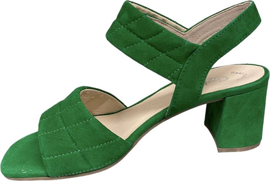 Gabor Sandalen groen Suede Dames