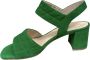 Gabor 21.711.19 Samth. Verde-sandalen met hak-pumps - Thumbnail 11