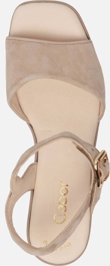 Gabor Sandalen met hak beige Suede Dames - Foto 10