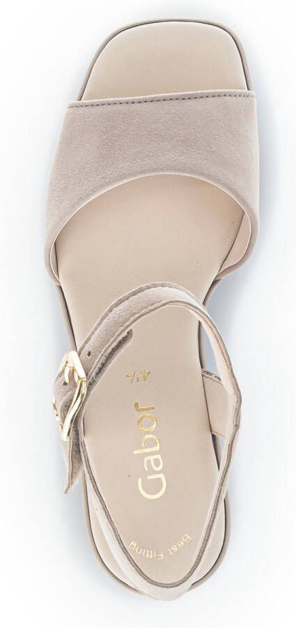 Gabor Sandalen met hak beige Suede Dames - Foto 11