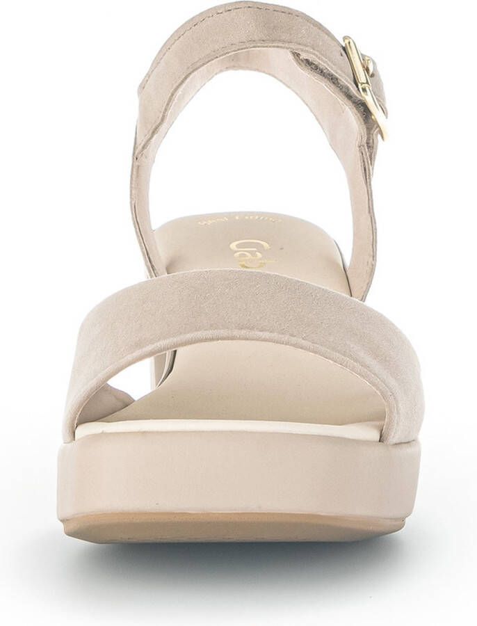 Gabor Sandalen met hak beige Suede Dames - Foto 12