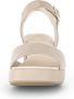 Gabor Sandalen met hak beige Suede Dames - Thumbnail 12