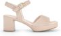 Gabor Sandalen met hak beige Suede Dames - Thumbnail 6