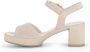 Gabor Sandalen met hak beige Suede Dames - Thumbnail 7