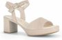 Gabor Sandalen met hak beige Suede Dames - Thumbnail 8