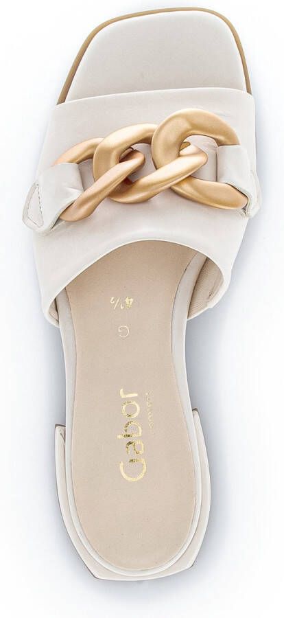 Gabor Slippers beige Suede Dames