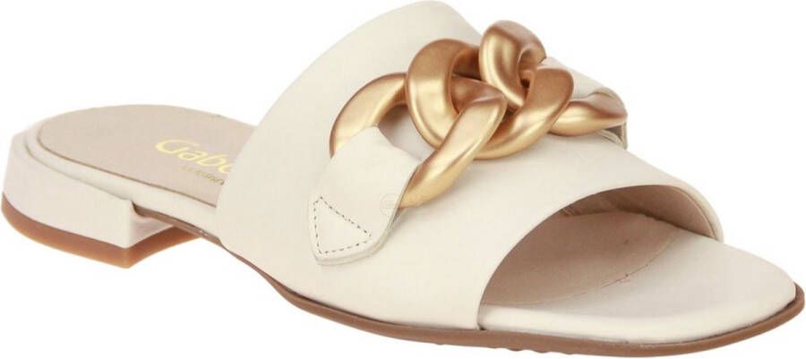 Gabor Slippers beige Suede Dames