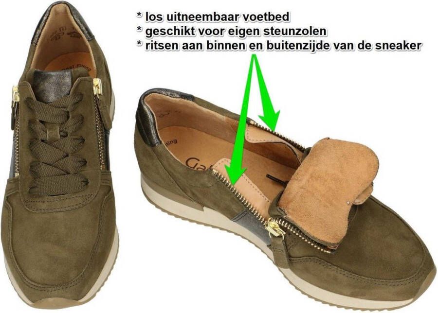 Gabor Sneakers groen