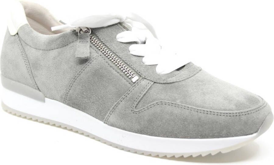 Gabor Sneakers groen Nubuck Dames