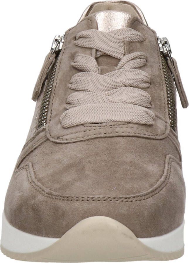 Gabor Sneakers taupe Leer Dames