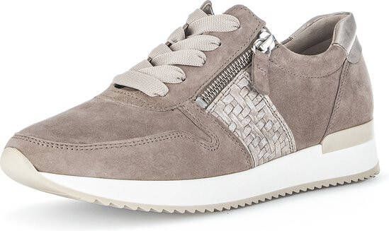 Gabor Sneakers taupe Leer Dames