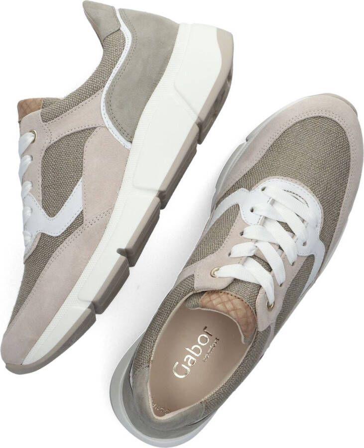 Gabor Sneakers taupe Synthetisch Dames