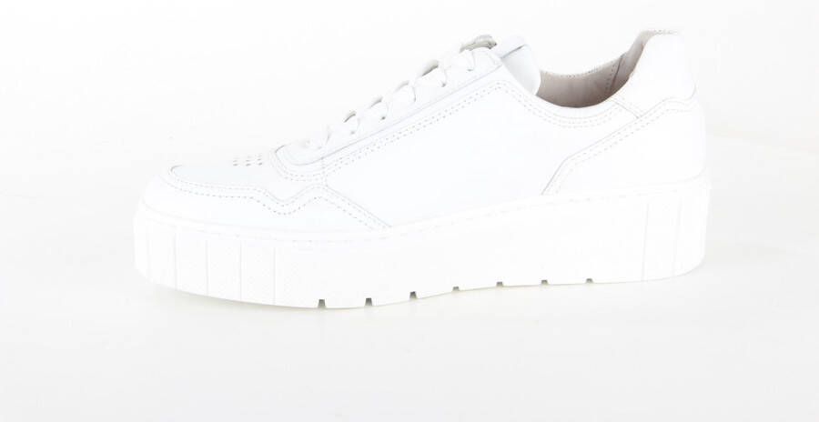 Gabor Sneakers Wit Leer Dames