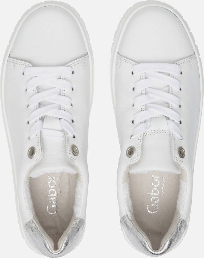 Gabor Sneakers wit Leer Dames