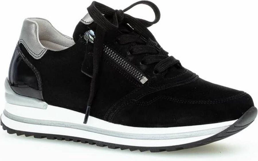 Gabor Sneakers zwart Suede Dames