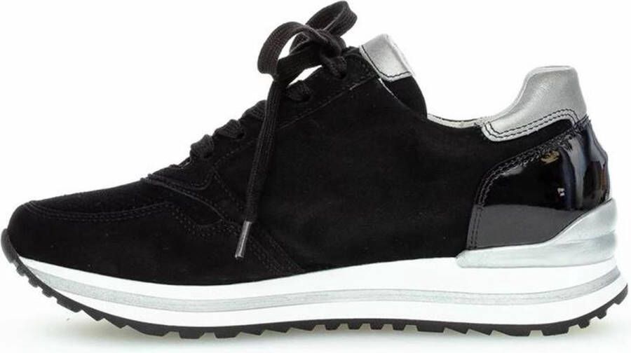 Gabor Sneakers zwart Suede Dames