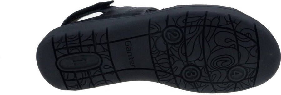 Ganter 200521 Dames slippers Zwart