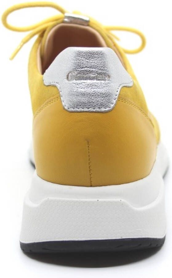 Ganter dames sneaker geel veter