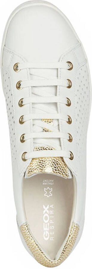 GEOX D JAYSEN vrouwen Sneakers wit goud