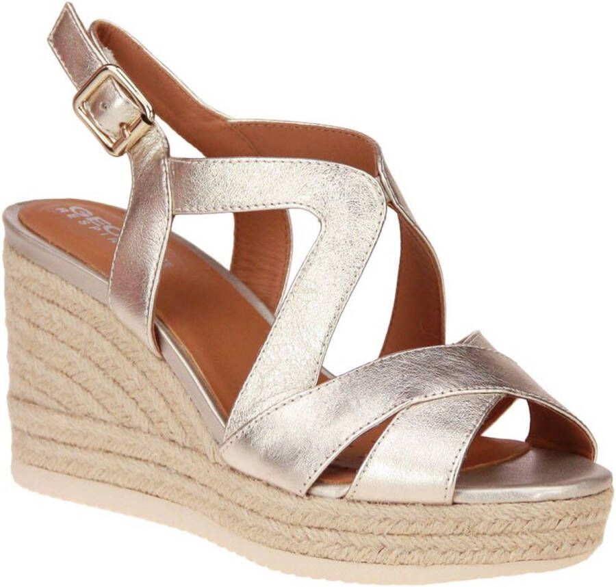 GEOX D PONZA vrouwen Sandalen goud