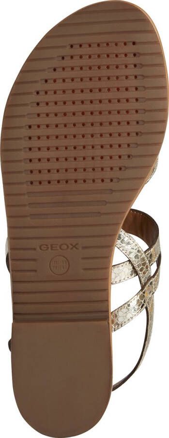 Geox Stijlvolle platte sandalen voor vrouwen Yellow Dames - Foto 5