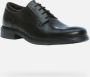 Geox Klassieke Formele Ademende Leren Derby Schoenen Black Heren - Thumbnail 9