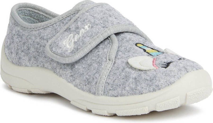 GEOX Kinderen Huisschoenen Slippers Grijs Meisjes Style: J26FPB