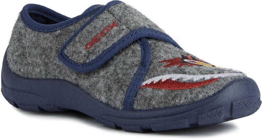 GEOX Kinderen Huisschoenen Slippers Grijs Blauw Jongens Style: J26FQA