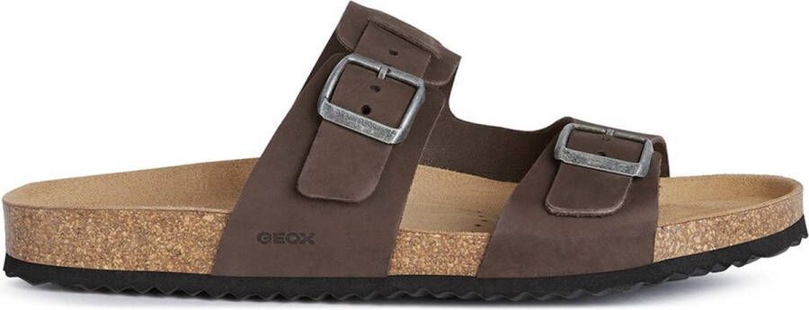 Geox Stijlvolle Slippers voor de Zomer Brown Heren - Foto 4