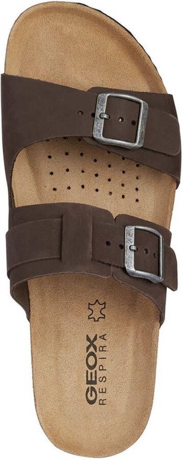 Geox Stijlvolle Slippers voor de Zomer Brown Heren - Foto 5