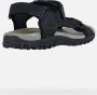 Geox Comfortabele platte sandalen voor mannen Black Heren - Thumbnail 2